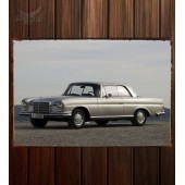 Металлическая табличка Mercedes-Benz 220SE Coupe (W111-W112)